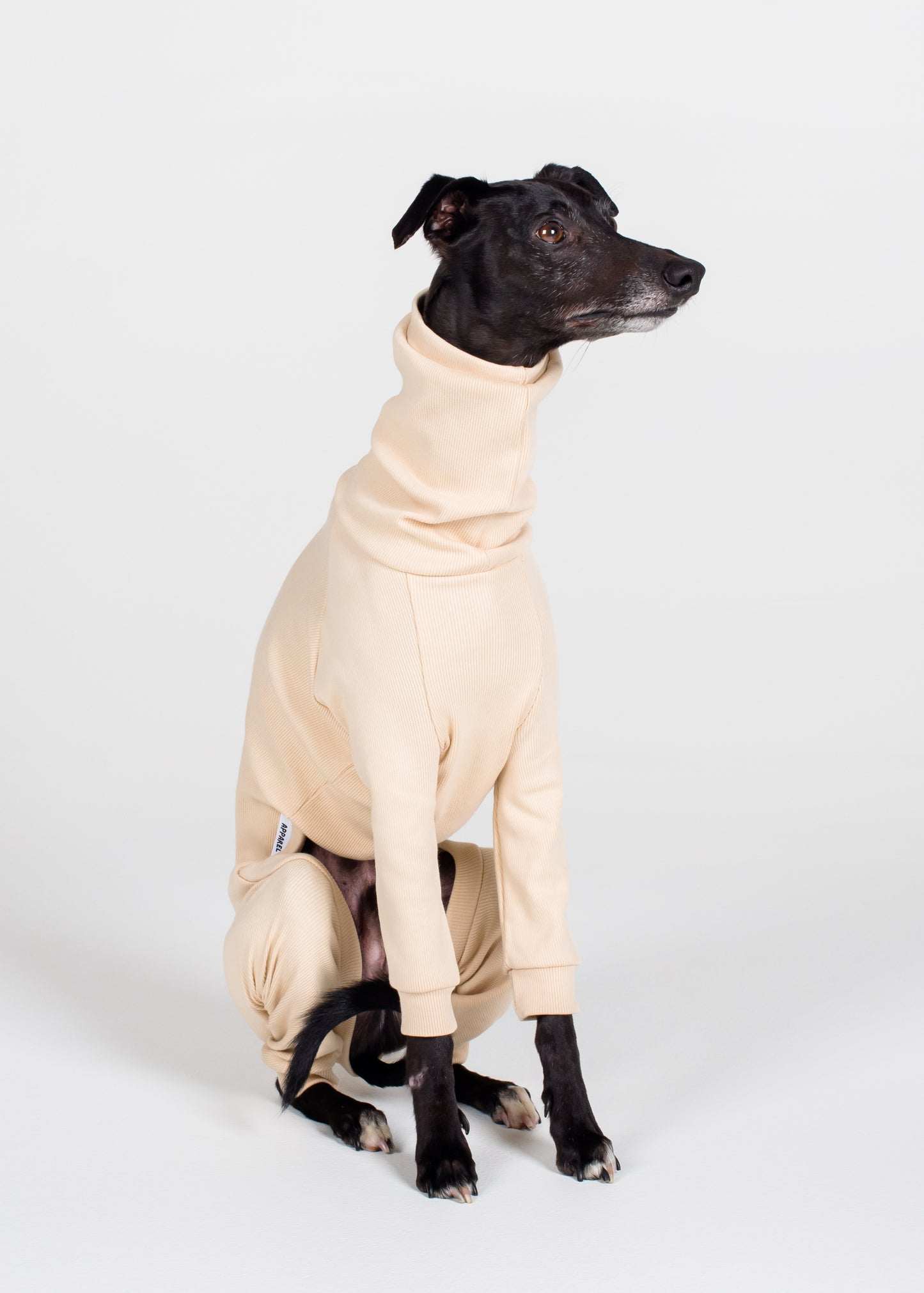 Whippet Rib Full Suit Sand Hund Apparel